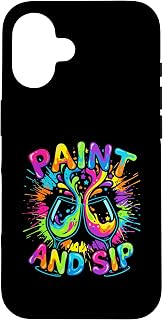 Paint and Sip Art Party Wine Lover Painting Squad Event Case for iPhone 16
