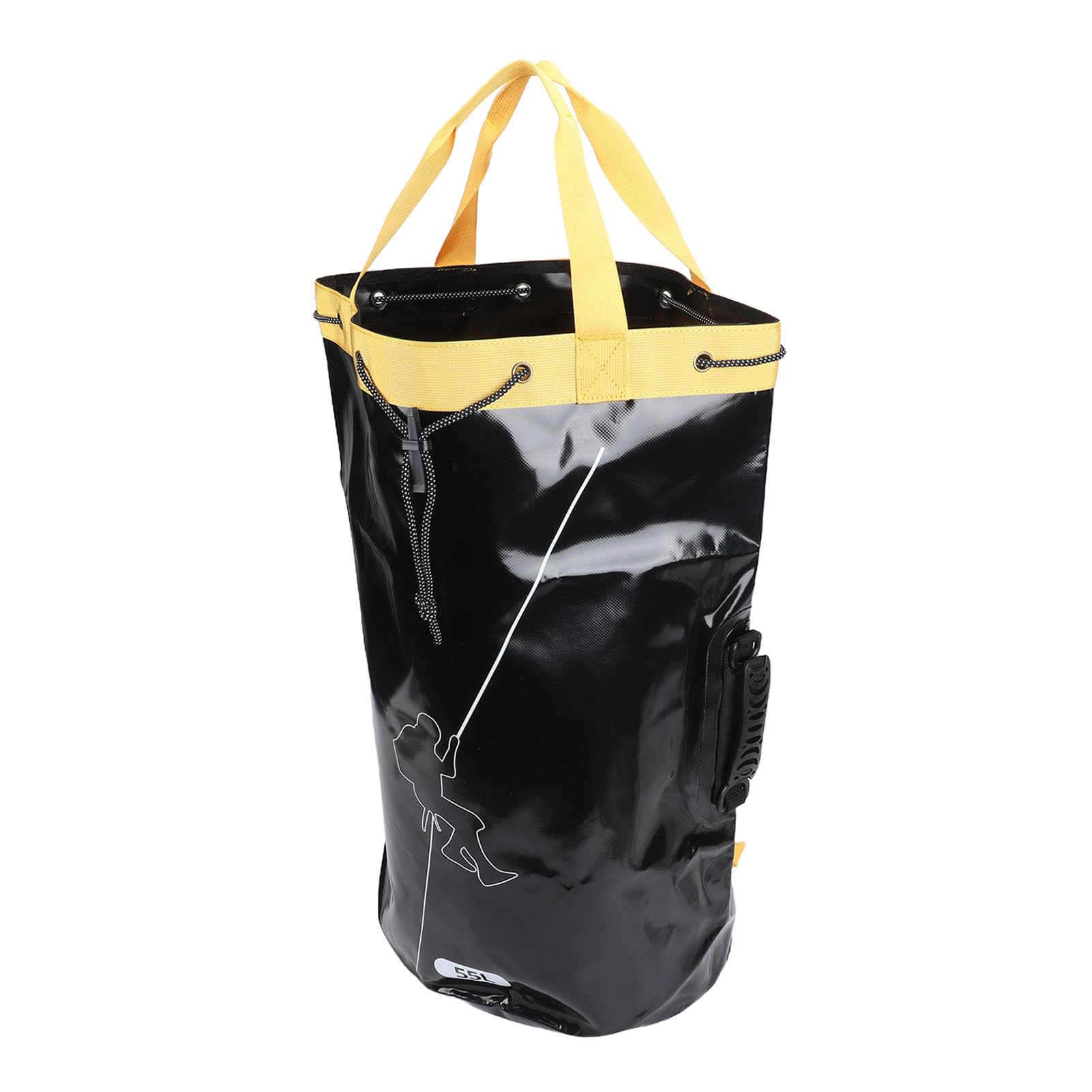 wasserdichte PVC-Kletterseil-Aufbewahrungstasche, Kletterseil-Eimer-, Entwässerungslöcher-Design, Ideal für Höhlenforschung, Wasserfall und Outdoor-Abenteuer