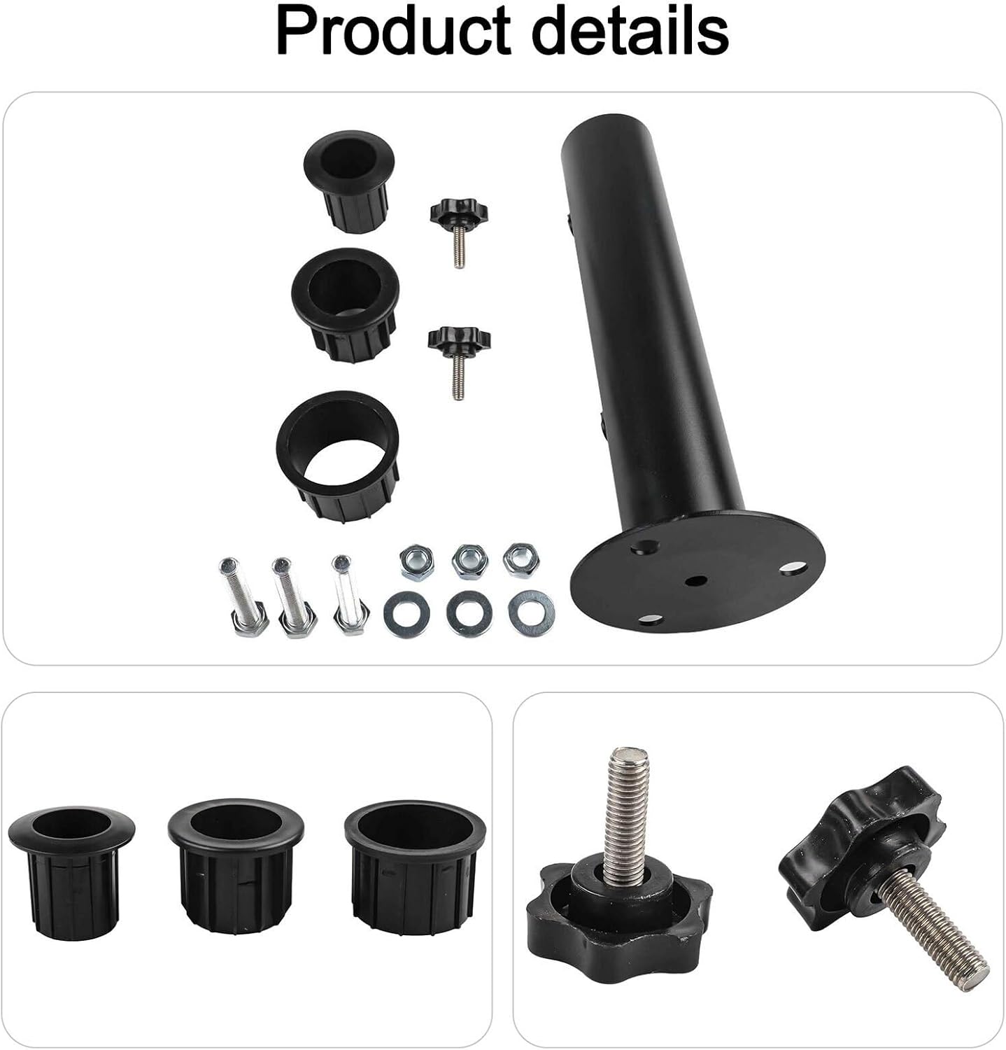 Adjustable Patio Umbrella Base Umbrella Holder Outdoor Umbrella Stand 11.8x4x4 Inches Adjustable Umbrella Mount(C)