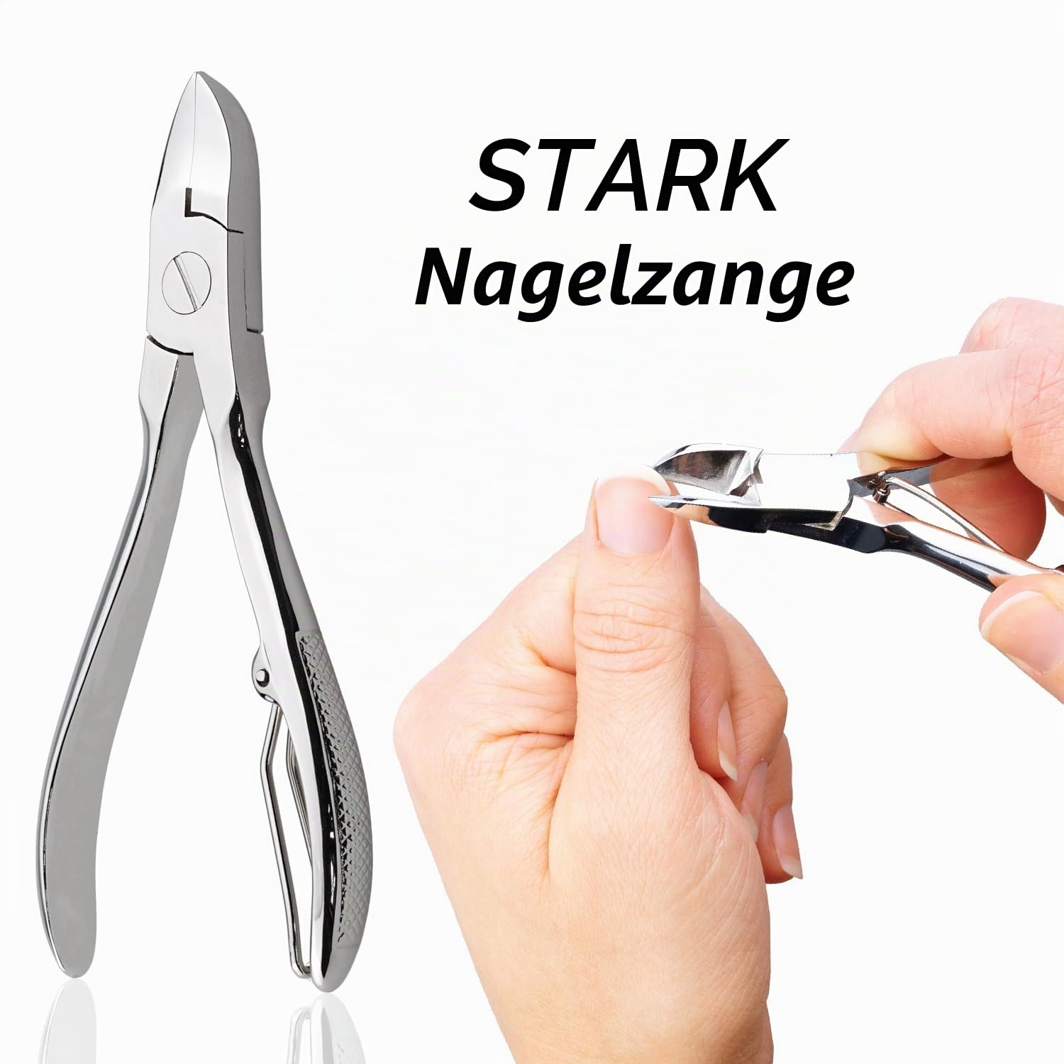 marQus Solingen Maniküre Set Herren und Damen 7 Teile mit Nagelzange - Made in Germany für Hand- und Fußpflege - Echt Leder Etui handlich und weich