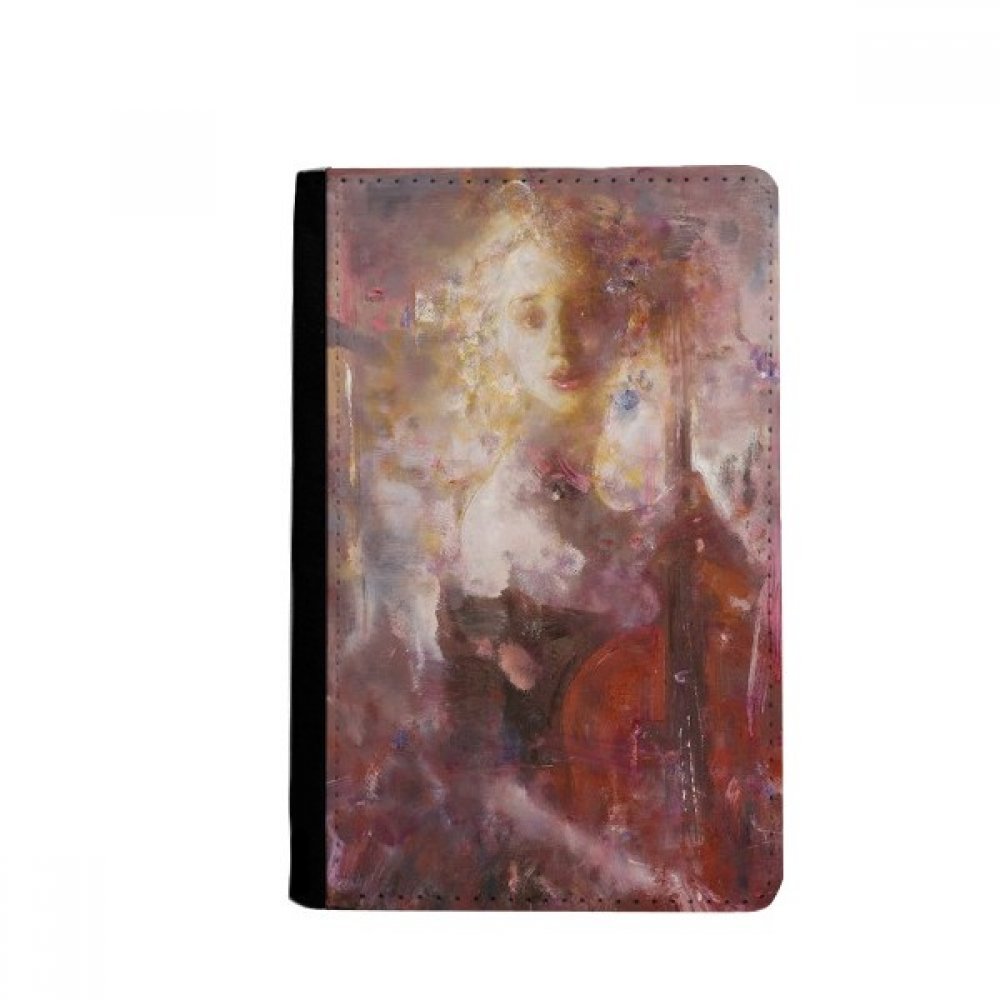 DIYthinker Sarabande XJJ Oil Painting Passport Holder Notecase Burse Wallet Cover Card Purse