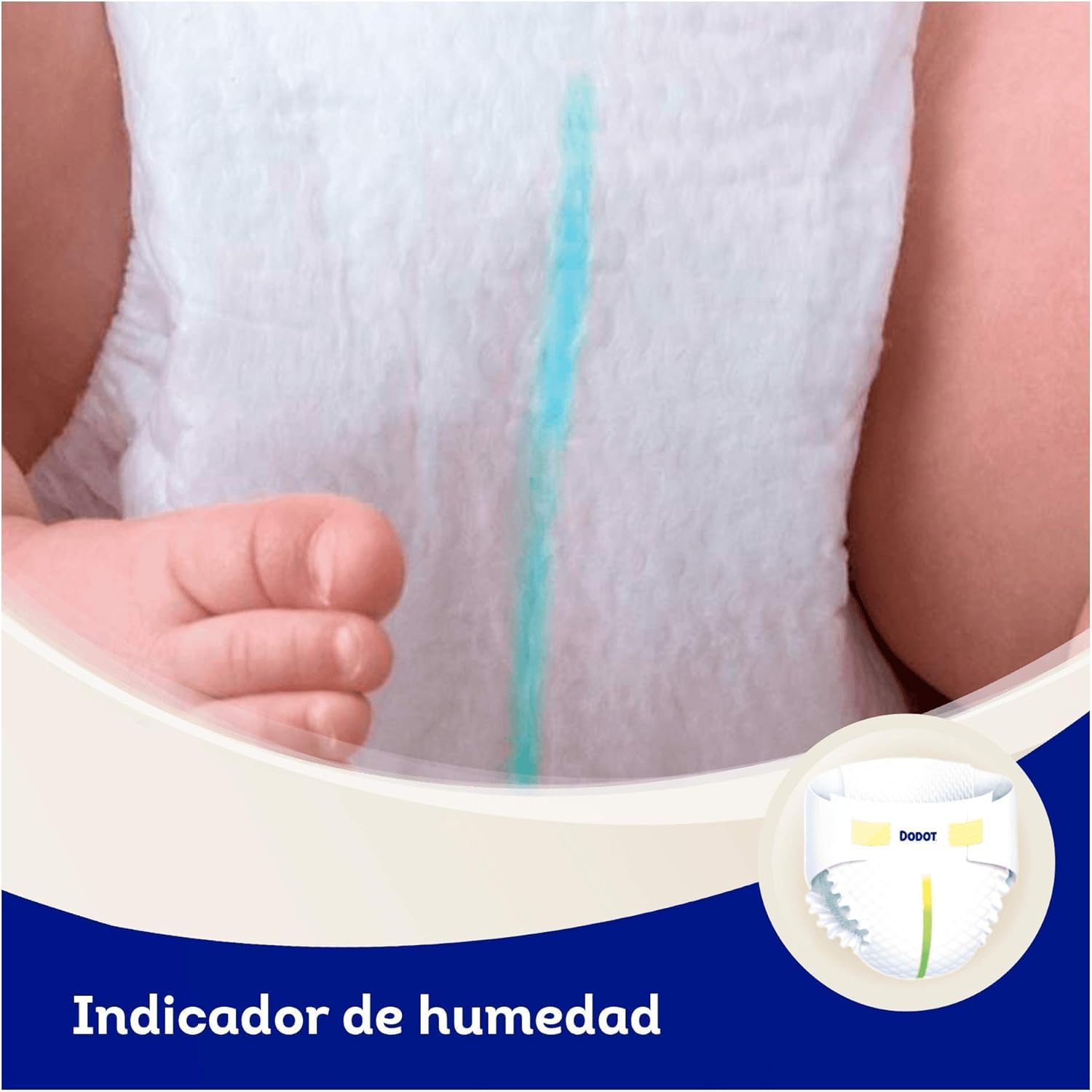 Dodot Sensitive Pañales Recién Nacido Talla 0 hasta 3 kg 192 uds – Máxima Protección de la Piel Sensible con Suave Capa Absorbente Ajuste Suave y Indicador de Humedad