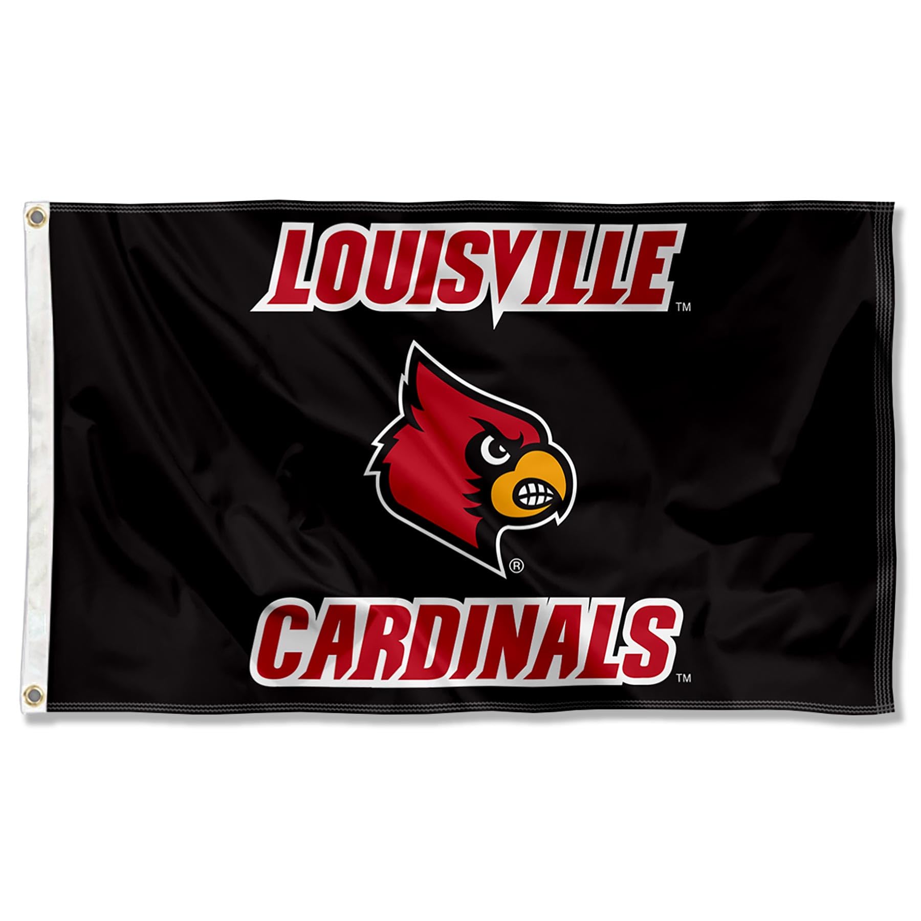 Amazon.com : Louisville Cardinals Black Wordmark Logo Large