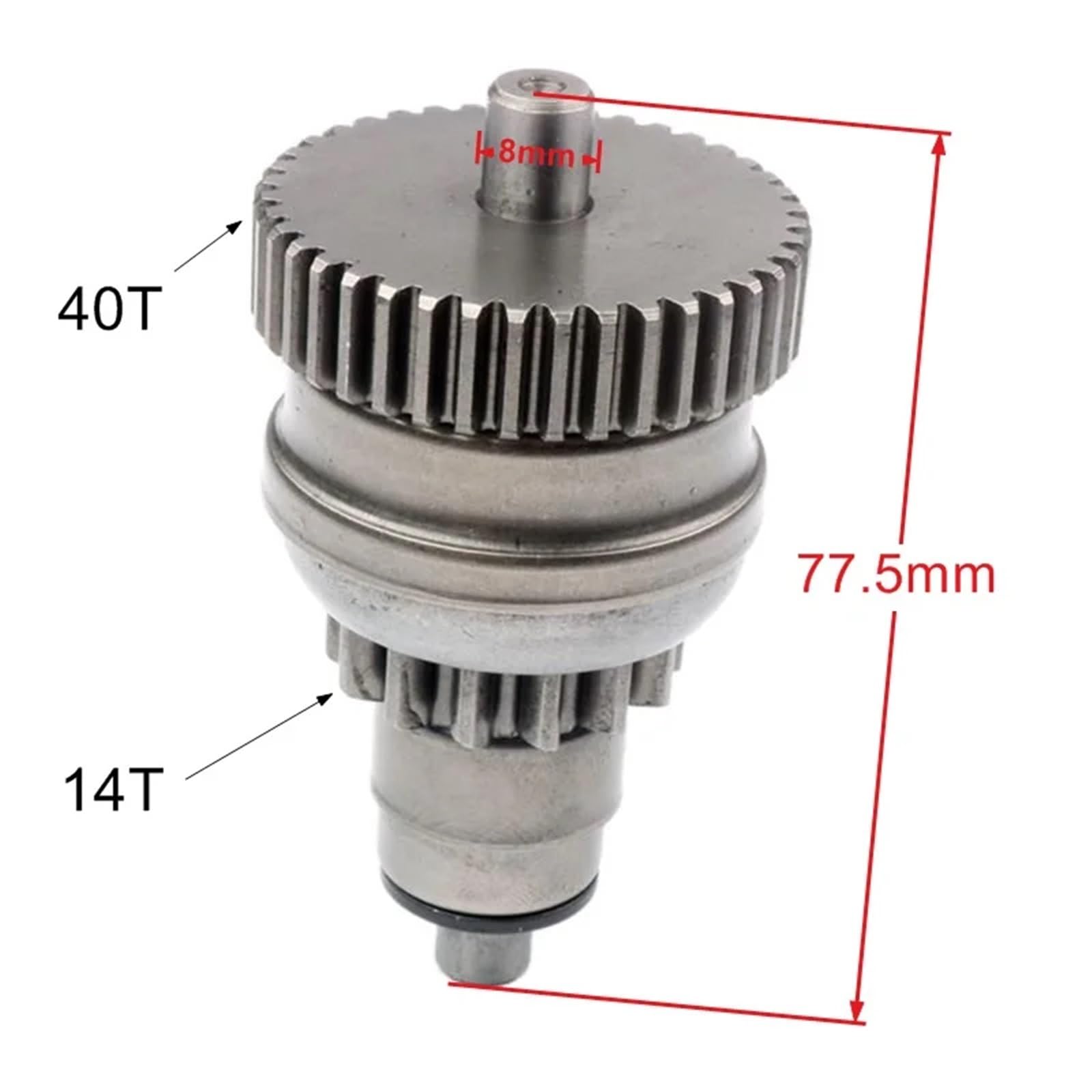 Componenti per motociclette 14T 40T Moto Avviamento Motorino Ingranaggio Frizione per Vespa PER GTS125 150 FLY RA1 One Way Cuscinetto Pezzi di Ricambio