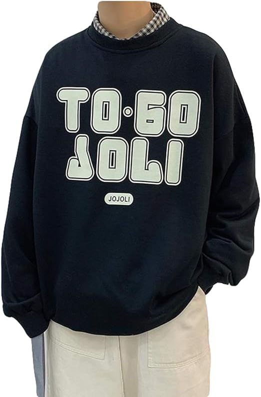 Amazon Ptorメンズ パーカー 長袖 トレーナー ゆったり プルオーバー トップス ストリート系 韓国ファッション メンズ カットソー 春服 ストリート系 通学 トレーナー パーカー 通販