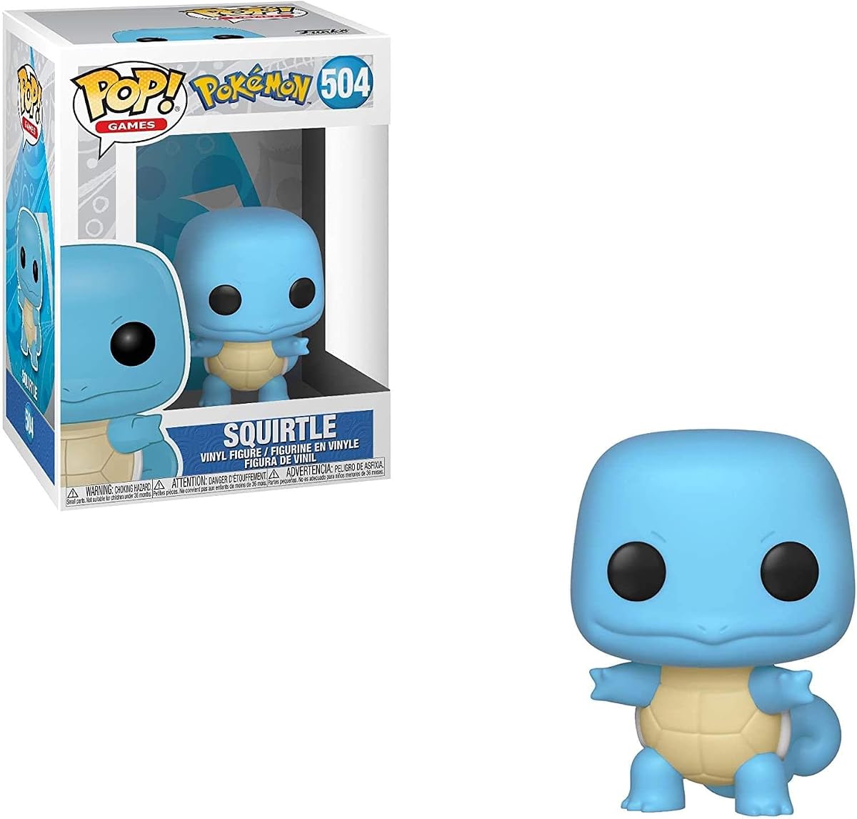 ¡ESTALLIDO! Juegos: Pokémon - Squirtle | Mercancía oficial - Figura de vinilo coleccionable para exhibición en estantería - Idea de regalo de cumpleaños para fanáticos y coleccionistas