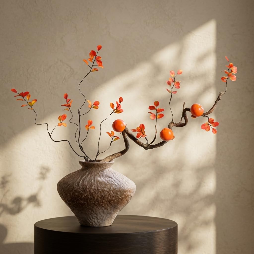 Branches d'eucalyptus artificielles de 50 cm de long pour fete de Thanksgiving