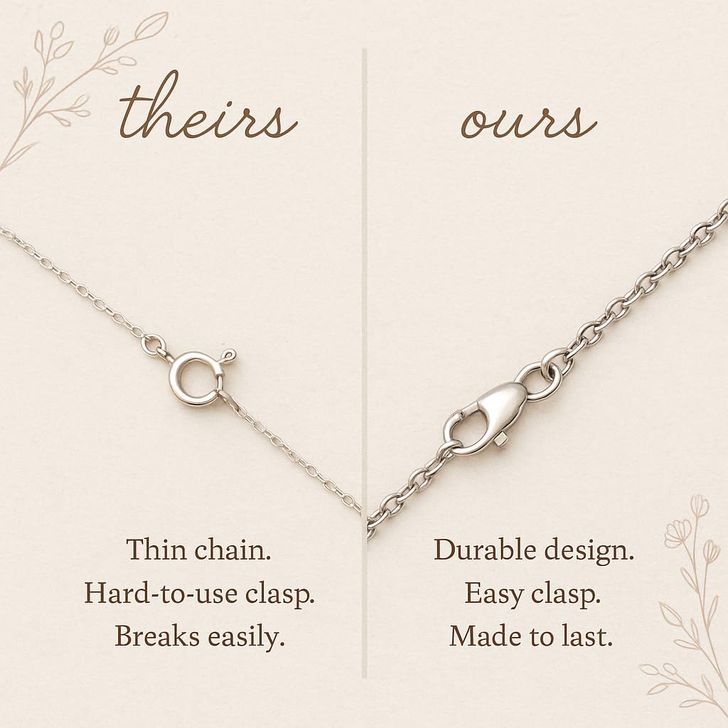 Macaroni Noodle Charm Necklace – 14K Gold-Filled Pasta Pendant on 18″ Chain – Handmade Foodie Jewelry Gift for Mac & Cheese Lovers - Image 6