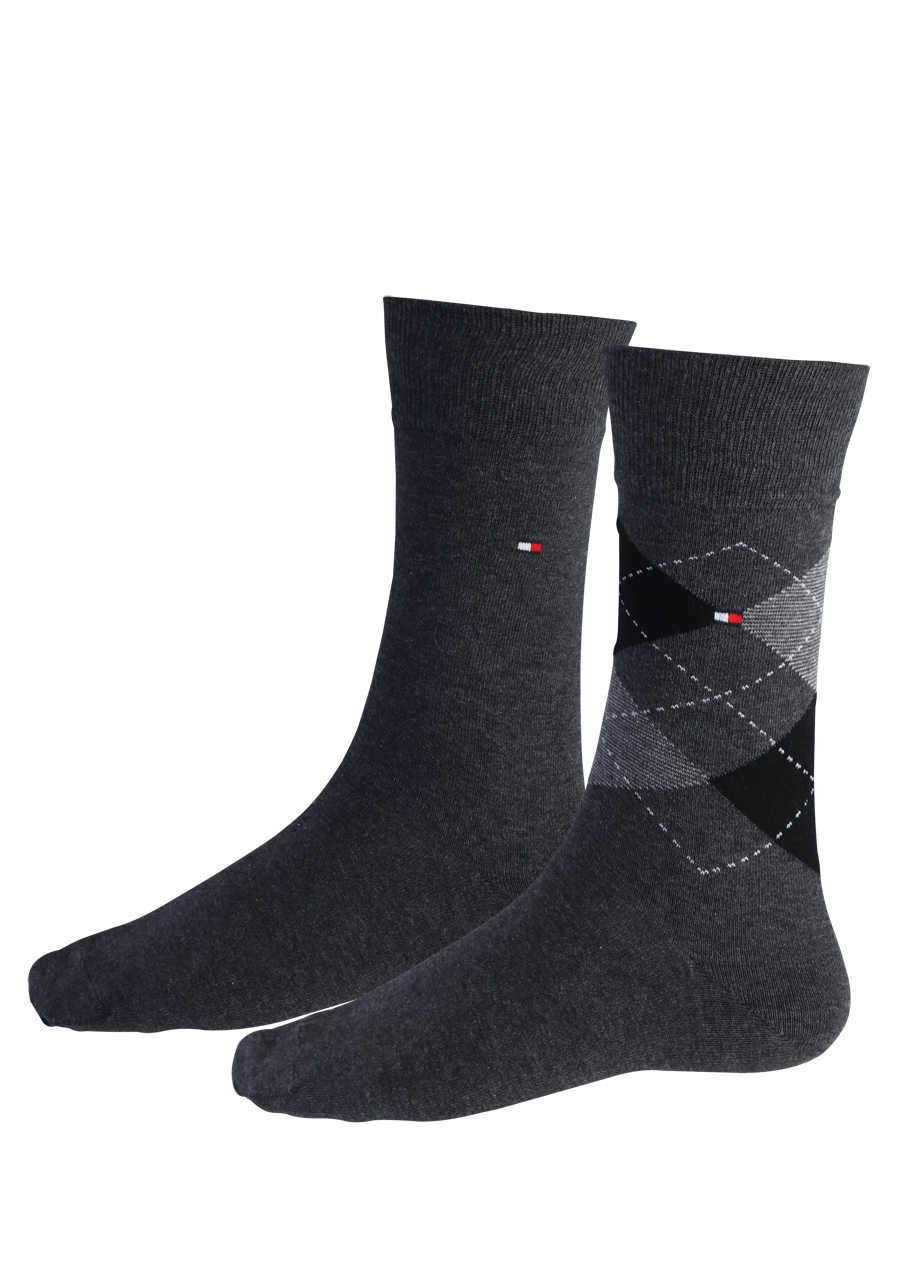 Tommy Hilfiger Mens Classic CLSSC SOCK, Anthracit, 9-11 UK