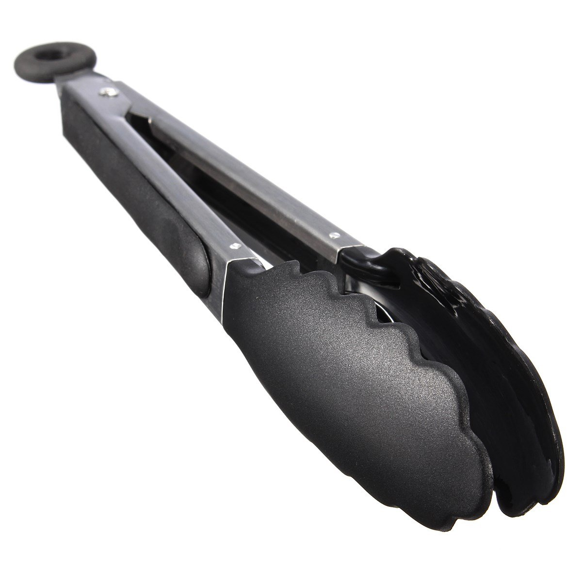 Pinza Da Cucina Multifunzione In Acciaio Inox: Per Barbecue, Bistecca, Insalata E Pasta - Manico Lungo 24 Cm - 6