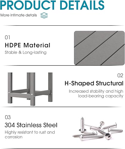 Vista 97 de MUCHENGHY Sillas Adirondack plegables, sillas de patio, sillas de césped, silla para exteriores, silla Adirondack de plástico, sillas para hoguera