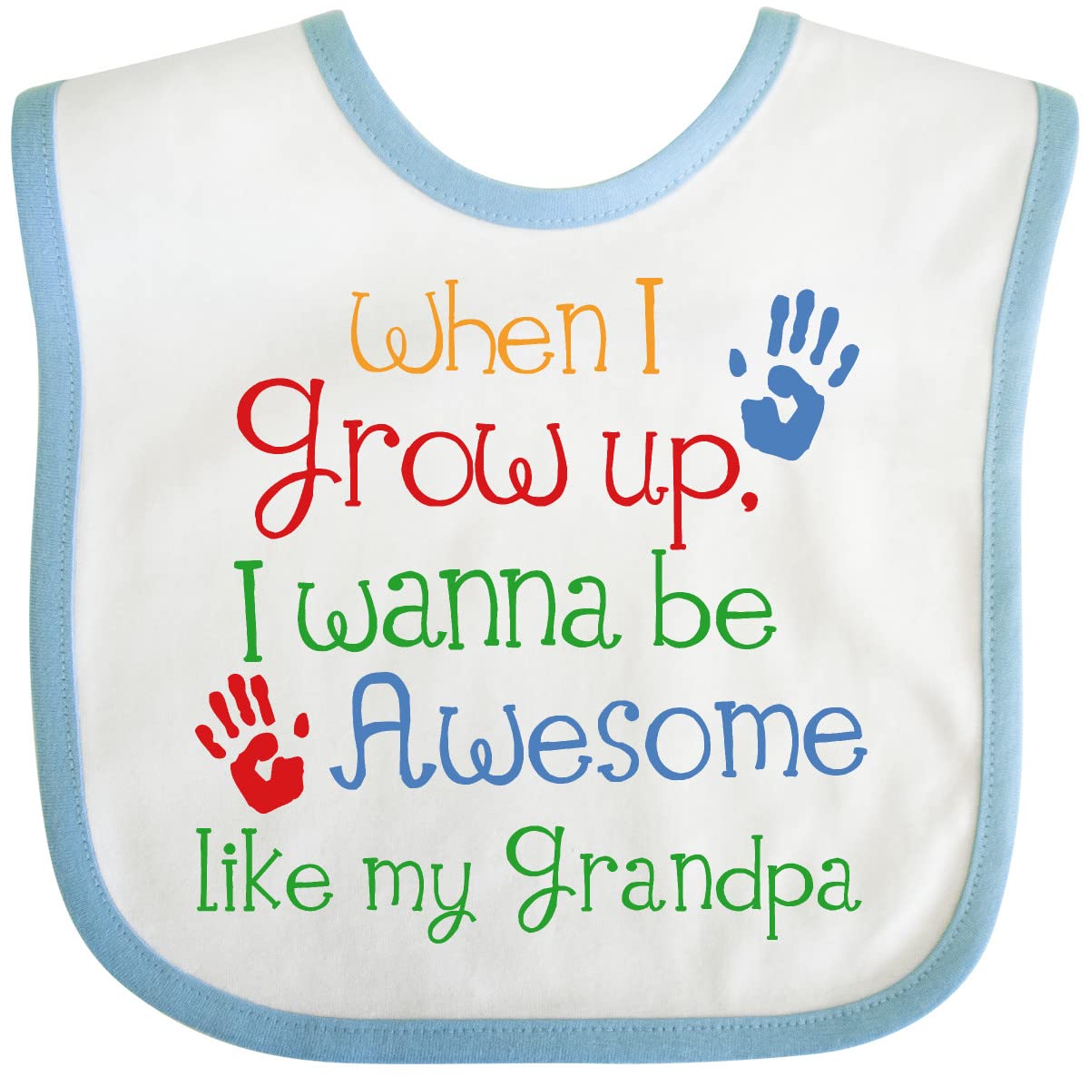 inktastic Awesome Like My Grandpa Baby Bib