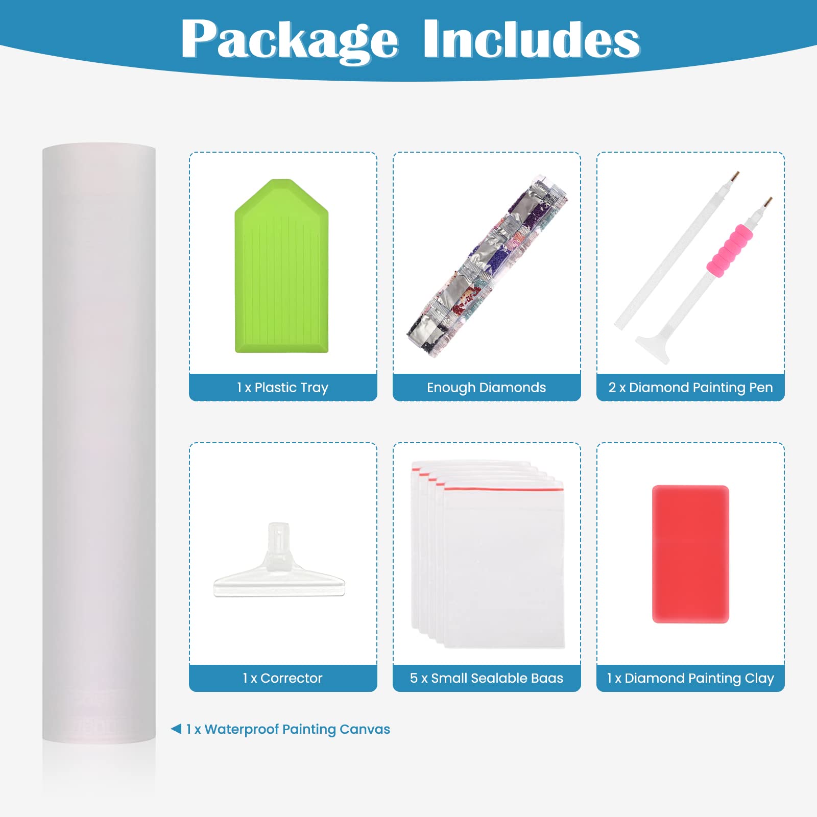 Kit Diamond Painting 5D Colibrì E Fiori - Pittura Con Diamanti Per Decorare La Casa - Foto 7