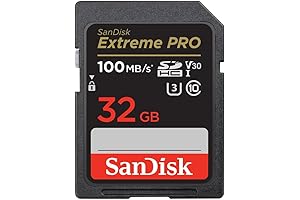 SanDisk 32GB Extreme PRO SDHC UHS-I Memory Card: Capture Your Adventures in Stunning Detail