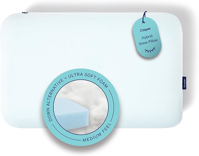 Casper Hybrid Pillow with Snow Technology