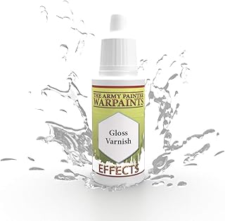 The Army Painter Gloss Varnish - Non-Toxic Water Based Acrylic Varnish - Sealer for Tabletop Roleplaying, Boardgames, and Wargames Miniature Model Painting - 18ml