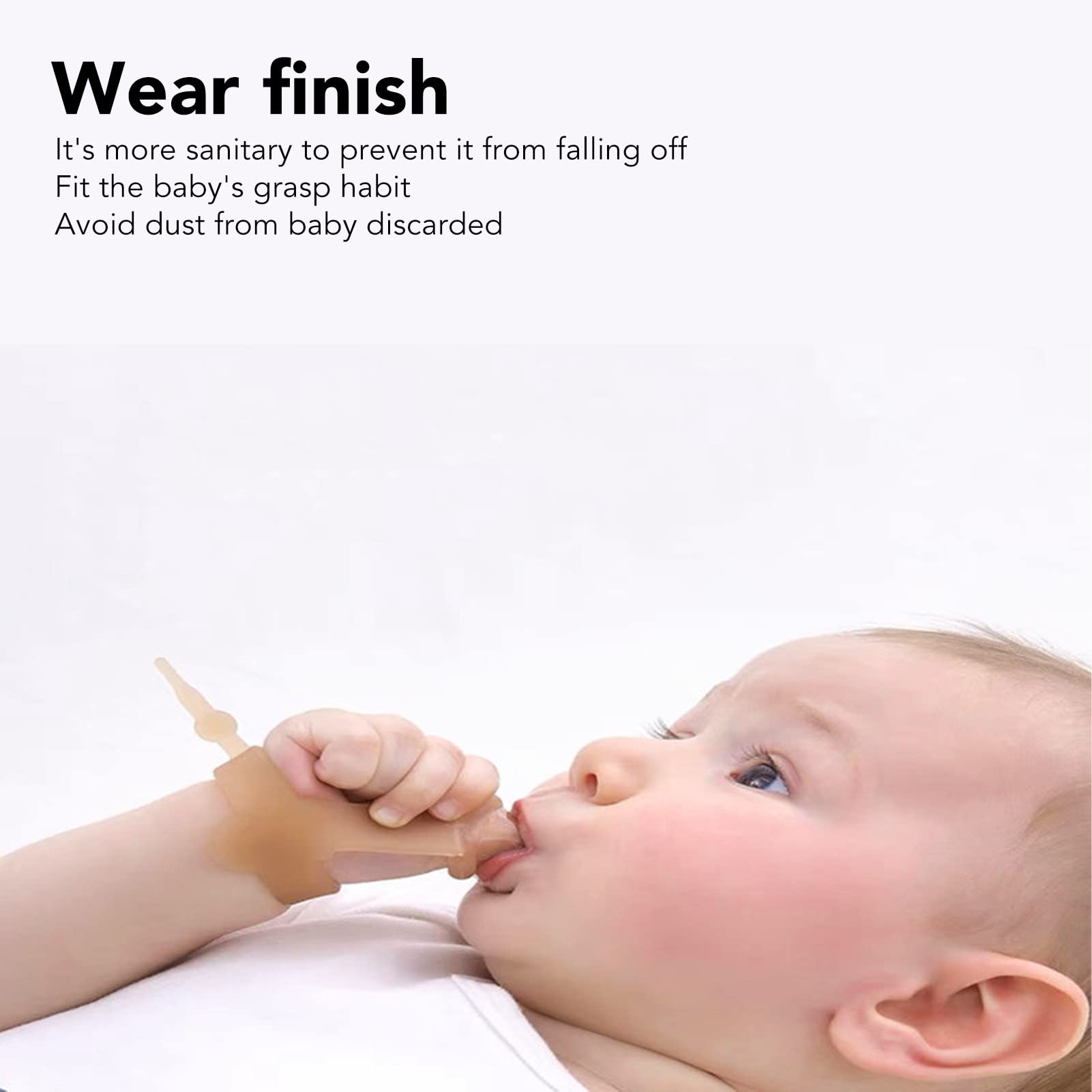 Stop Thumb Sucking Baby Thumb Sucking Stop Adjustable Thumb Guard Soft Silicone Thumb Sucking Treatment Baby Child Finger Guard