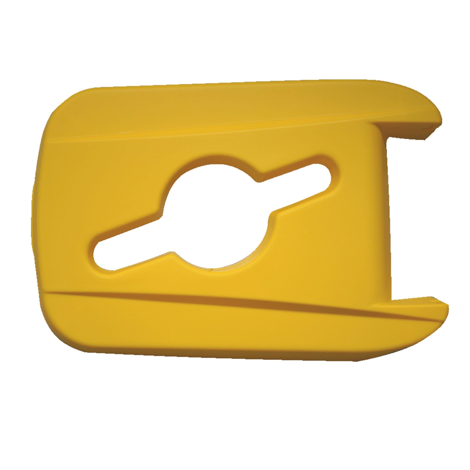 Contenedor de Residuos Reciclo 110L Amarillo con Tapa Abierta y Ruedas – Plástico Resistente, Encajable, Asa Ergonómica, Ideal para Envases y Colectividades | Denox