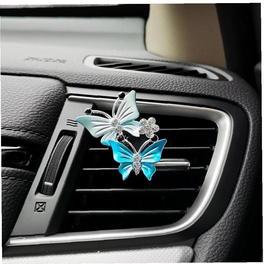 Sanfly 1pc Air Air Deoditeners Vent Clips Carino Dual Diamond Diamond Essenziale Diffusore Automobile Accessori per Aromaterapia