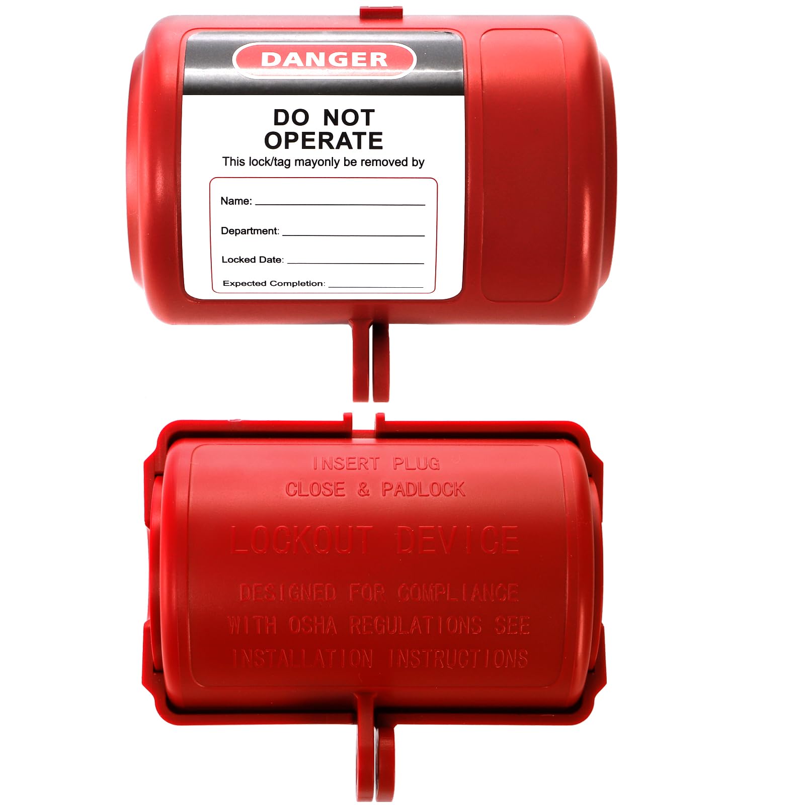 Cord Lock Out Industrial Plug Lockout Device - OSHA Compliant Lockout ...