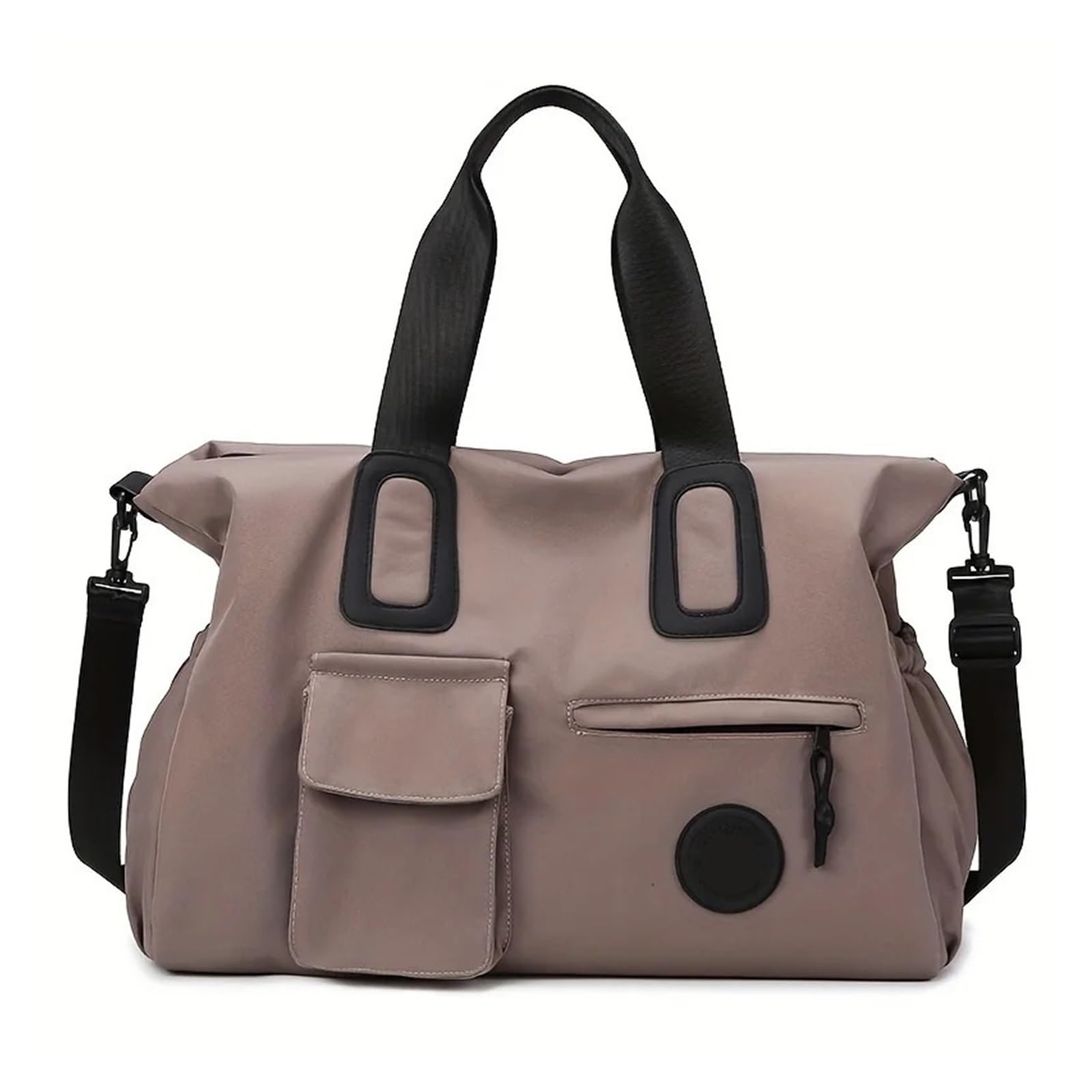 Compatible For Gym Bag Fitness Tote Leisure Large Capacity Handbag Single Shoulder Crossbody Swimming Travel Duffel Bags Dark