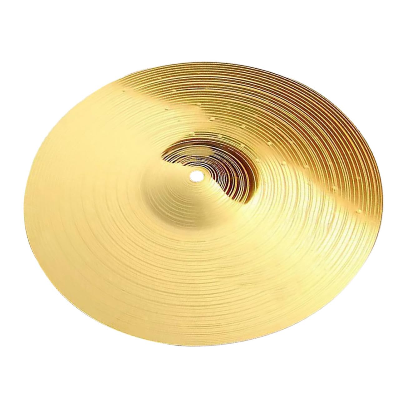 Generic 2piezas Platillo De Tambor De Metal Jazz Accesorios De Batería Prácticos y Ligeros Platillo Crash Para Principiantes y Músicos Diseño Seguro y Portátil