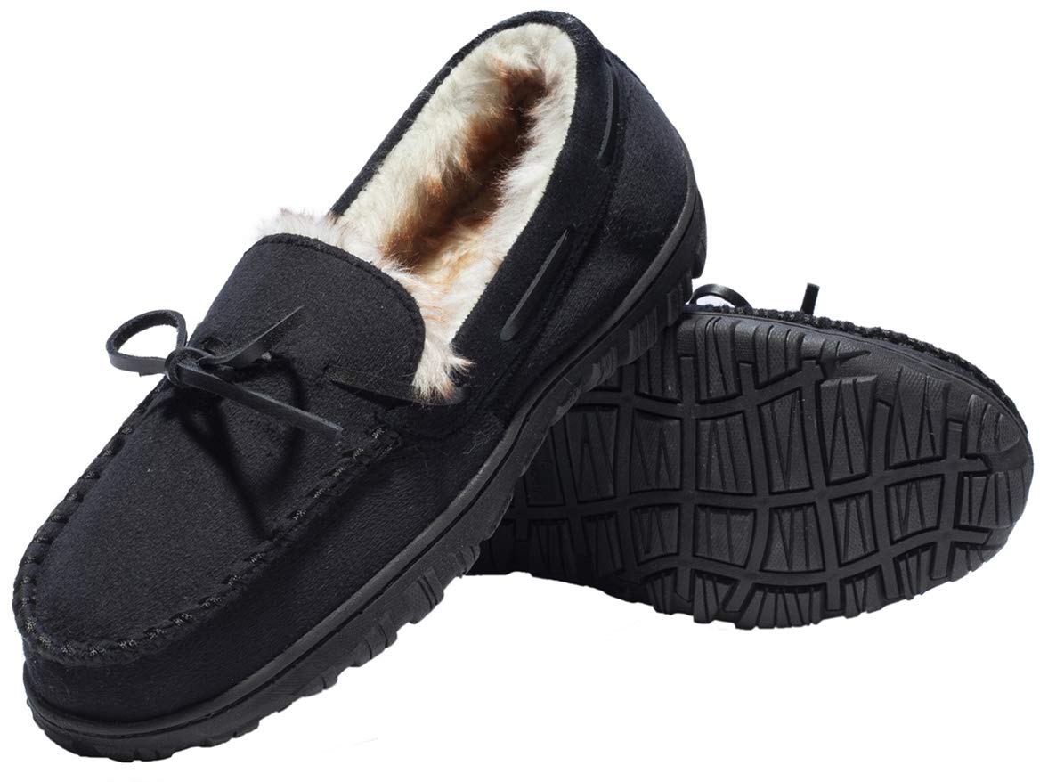CareBey Men's Winter Comfortable Warm Moccasins