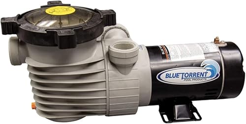 Azul Torrent Bombas 1HP Huracane Pump-Dual Port ON-Off SwitchEnchufe estándar (Envío del mismo día)