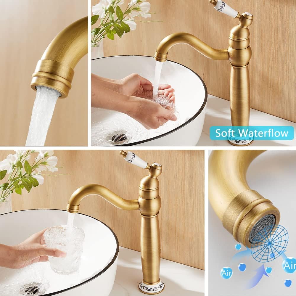 Maynosi Victorian Bathroom Basin Mixer Tap - Image 4
