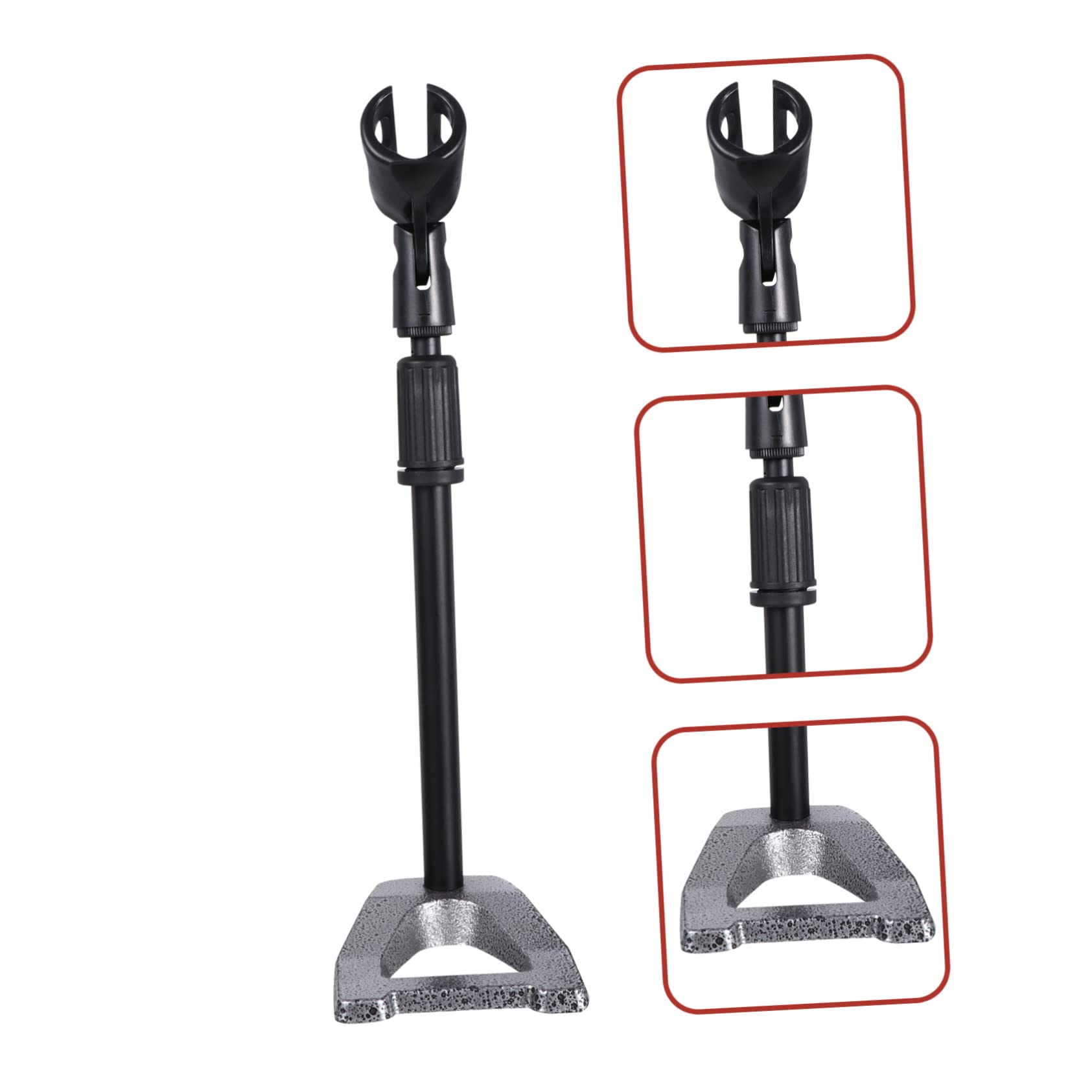 UKCOCO Supporto Microfono da Scrivania con Base Pesante Stand Microfono Telescopico Stabile per Professionale e Registrazioni Comfort