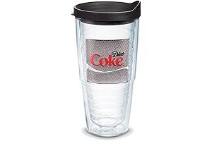 Tervis Diet Coke Clear 24-Ounce Insulated Tumbler With Lid