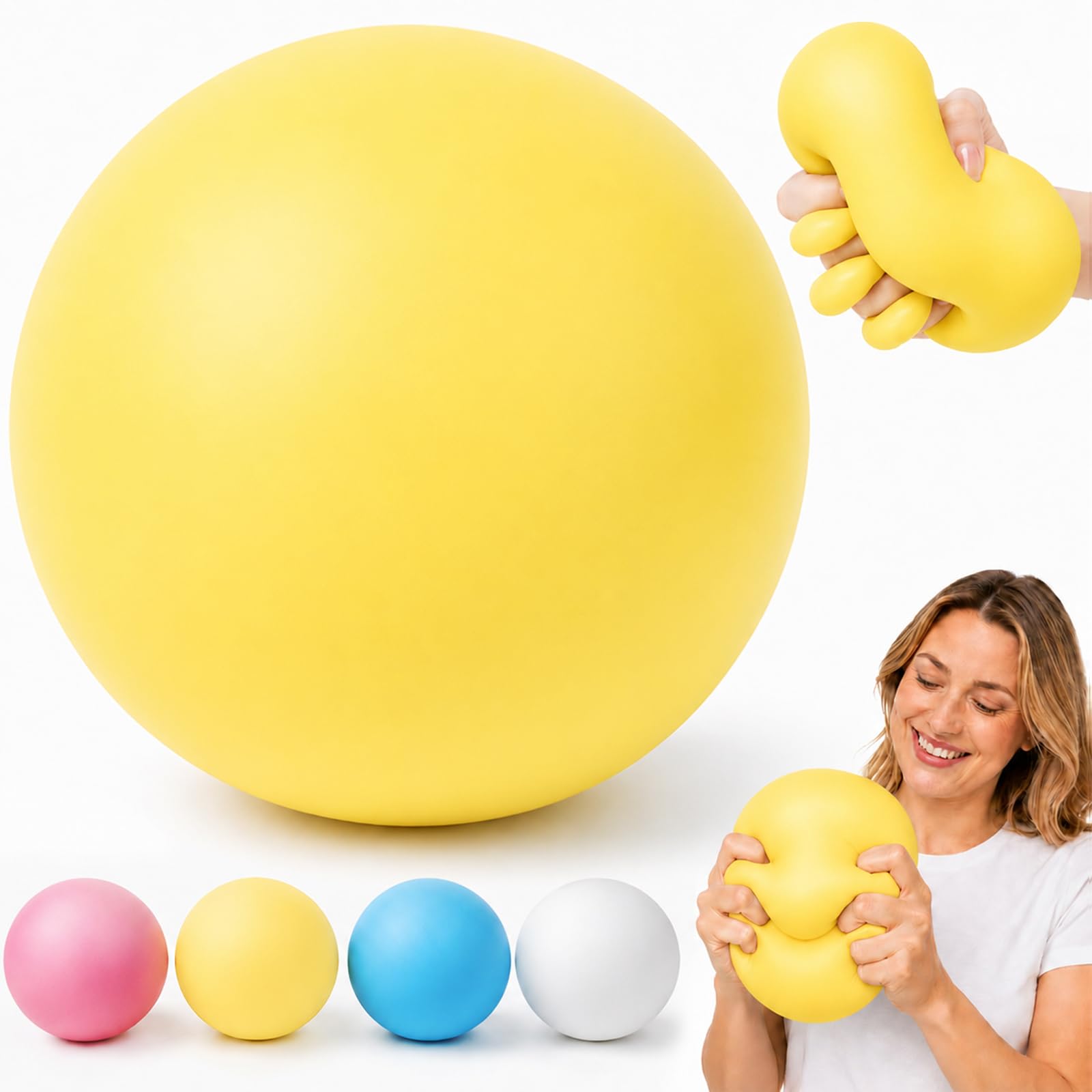 Slow Rising Stress Ball, 1PCS Big Stress Balls for Kids Adults