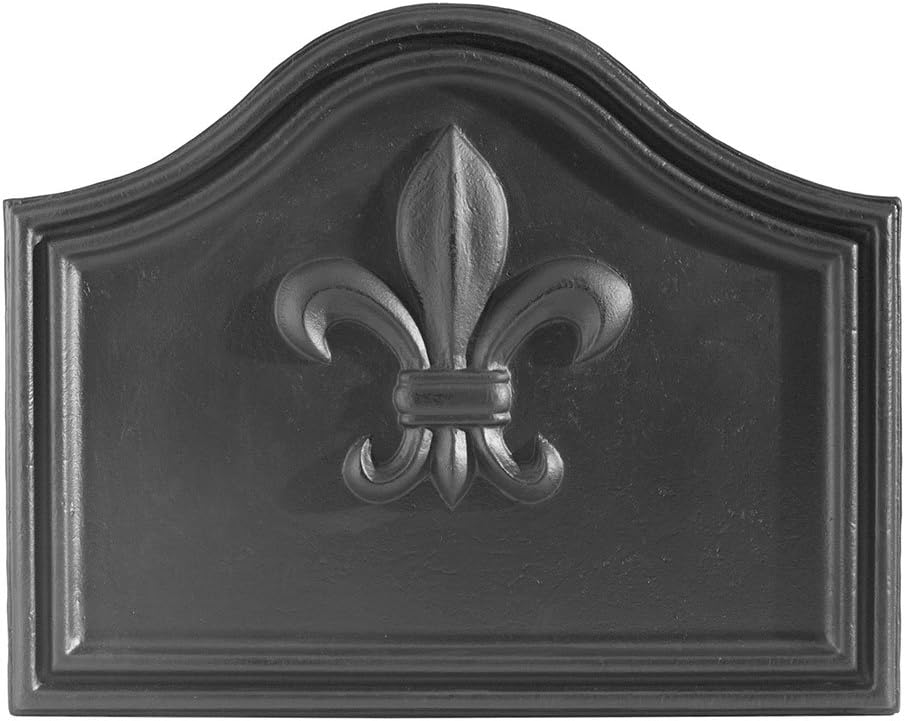 Minuteman International Fleur De Lys Cast Iron Fireback