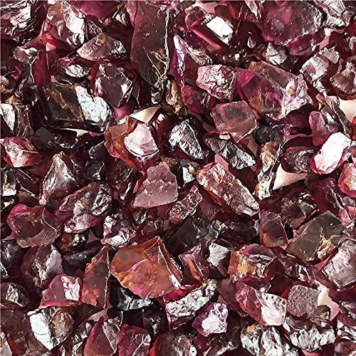 Xn216 50G aleatório natural granada de quartzo de quartzo rocha gema gem cascalho reiki espécimando