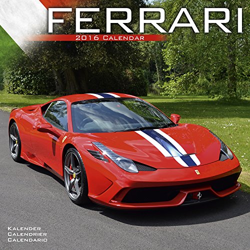 Ferrari Calendar- 2016 Wall calendars - Car Calendar - Automobile Calendar - Monthly Wall Calendar by Avonside
