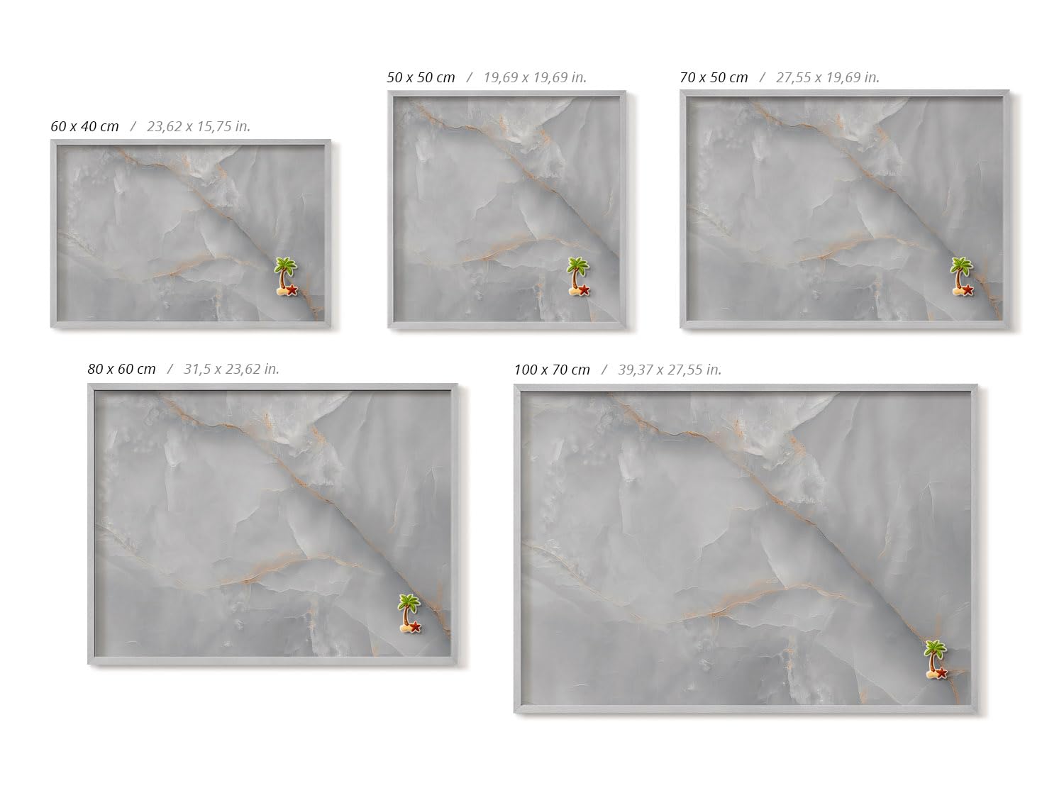 Tableau Aimanté Décoratif 50x50 Cm – Panneau Magnétique Mural Avec Cadre Plastique, Parfait Pour Bureau, Cuisine, Salle D’Étude, Chambre D’Enfant Et Espace Créatif