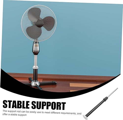 Miniatura 5 de Zerodeko Extensión de barra de soporte de ventilador de pedestal para ventiladores de piso, estable y compatible con varillas de soporte, varios
