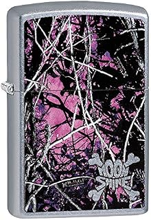 Zippo Moon Shine Pink Camo Pocket Lighter