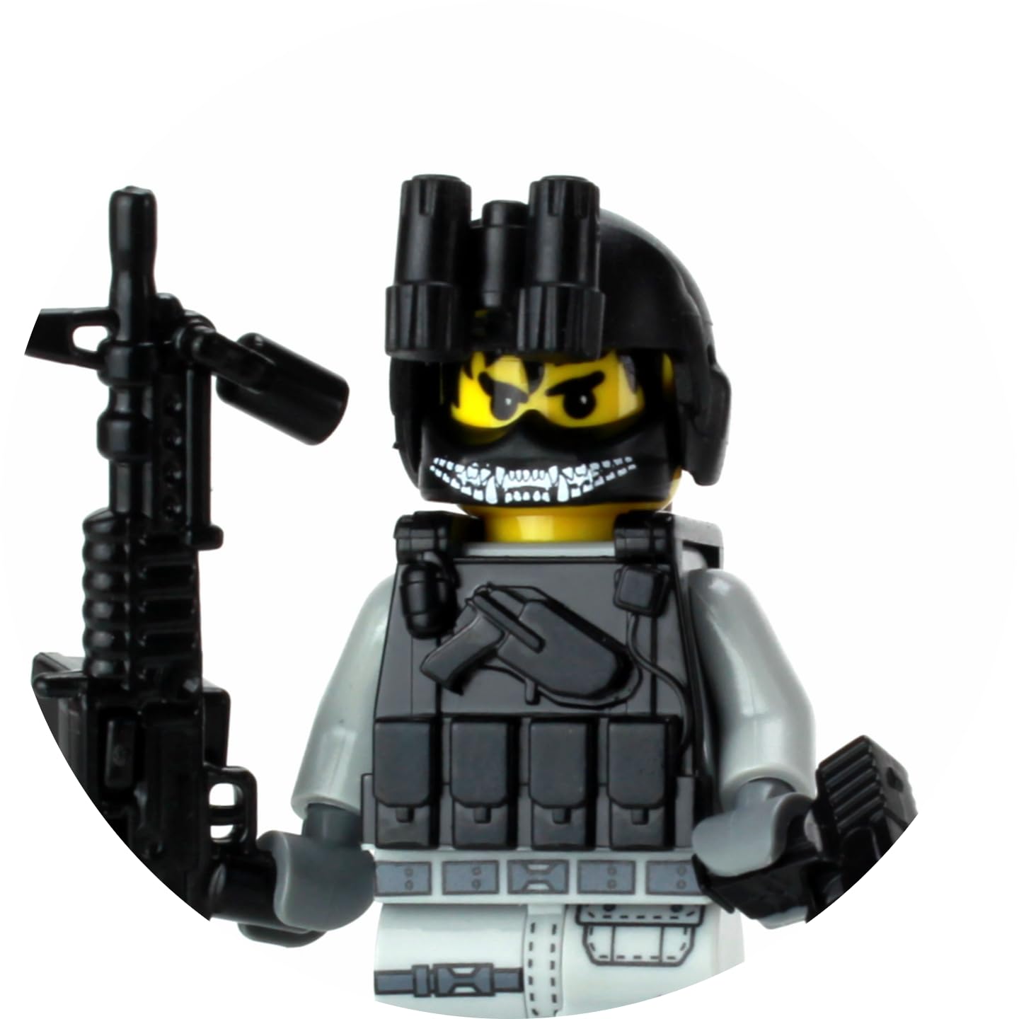 FBI SWAT Minifigure FBI SWAT CIRG Officer Minifigure - Battle Brick ...