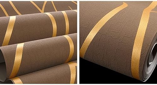 Miniatura 8 de Piel de Ciervo Terciopelo No Autoadhesivo Patrón Geométrico Nórdico Líneas Modernas y Simples para Sala de Estar y Fondo de TV Papel Pintado No