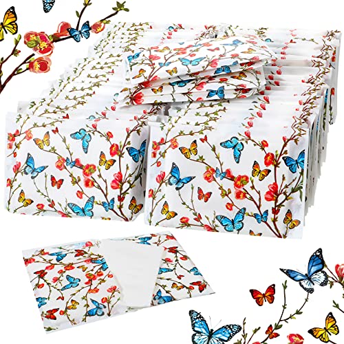 Image of Geyee 50 Pack Travel Tissue Packets Facial Paper Napkins, Butterfly
