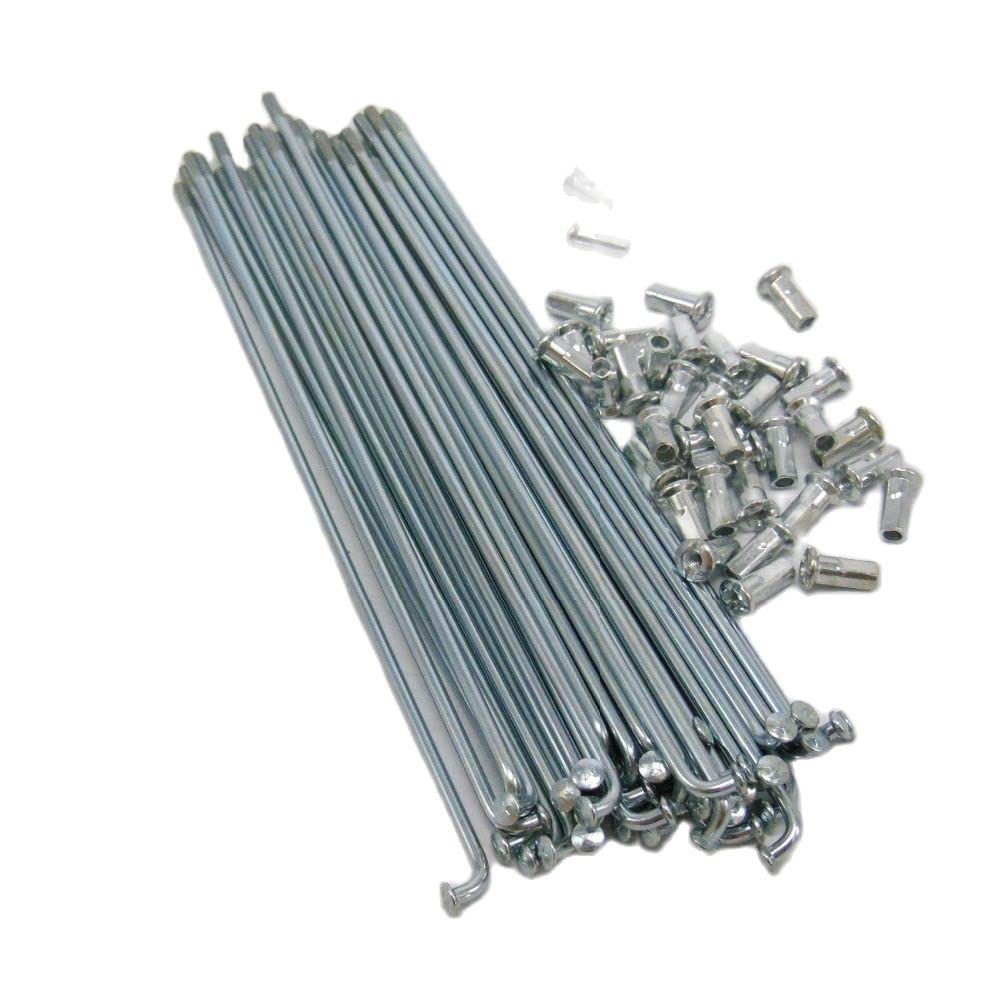Raggi Bici Bicicletta elettrica 10G Diametro3,0mm Lunghezza 97-239mm Raggi + nippli 37pz/Lotto