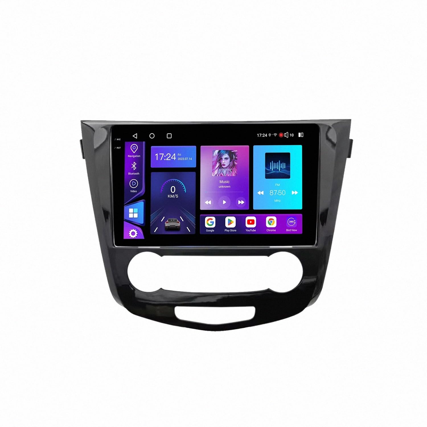 Radio Coche Bluetooth para Viajes en VW Caddy Sistema Multimedia con GPS 8