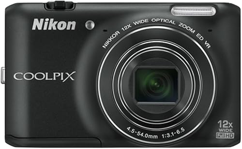 Nikon COOLPIX S6400 Cámara digital de 16 MP con zoom óptico 12x y LCD de 3 pulgadas (negro) (Modelo antiguo) disponible en Yaxa Venezuela