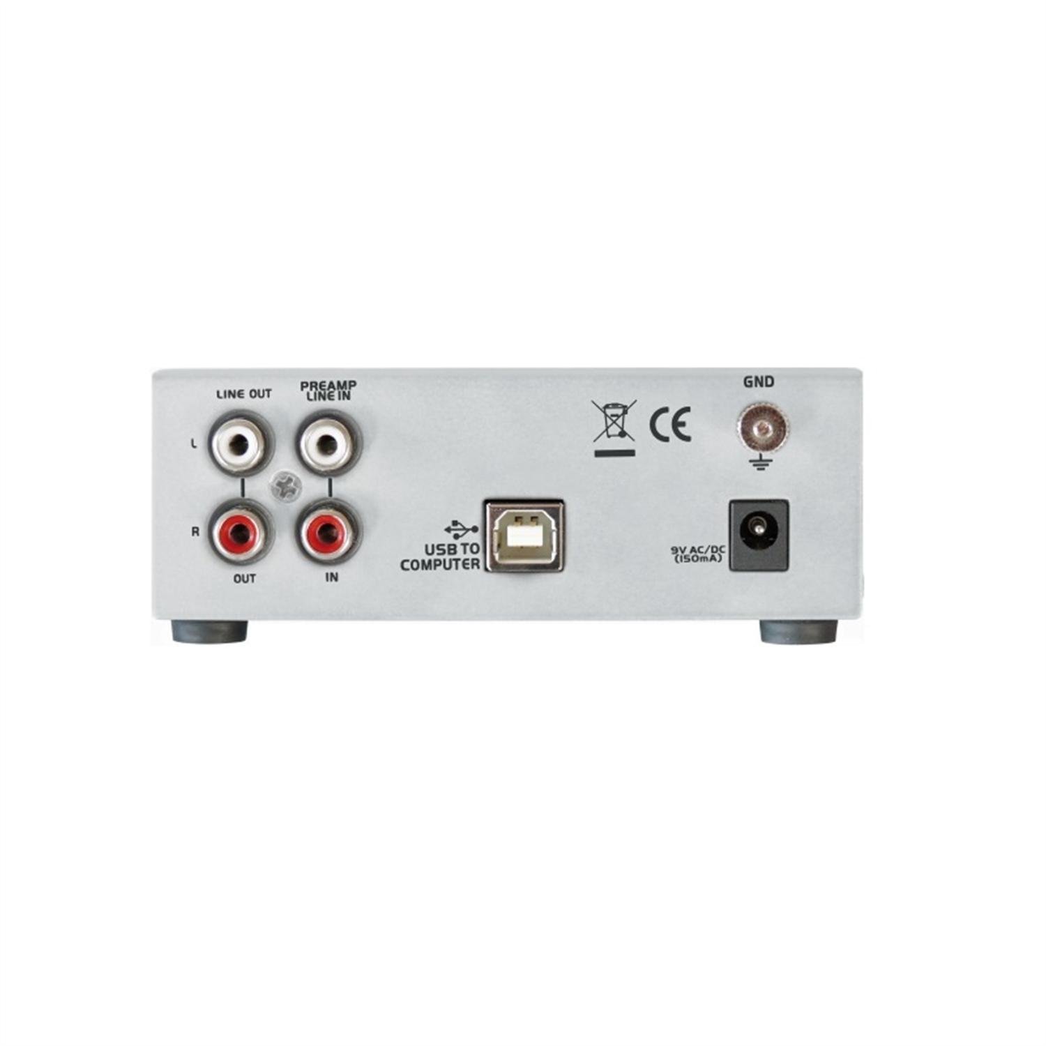 Dynavox UPR-2.0 preamplificatore phono MM USB argento