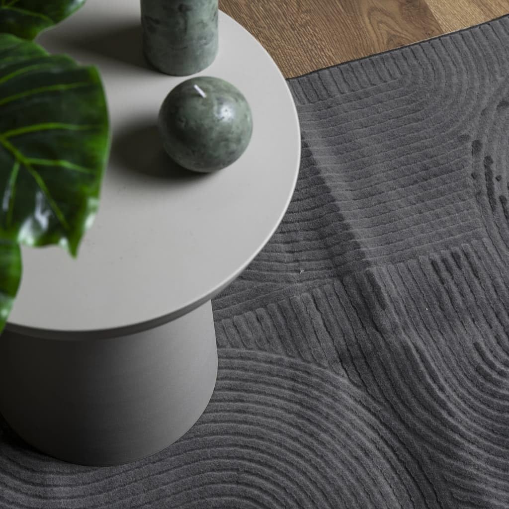 Tapis IZA Poils Courts Style scandinave Anthracite 160x230 cm,Maison & Jardin,Décorations,Tapis,6.65 kg-375430