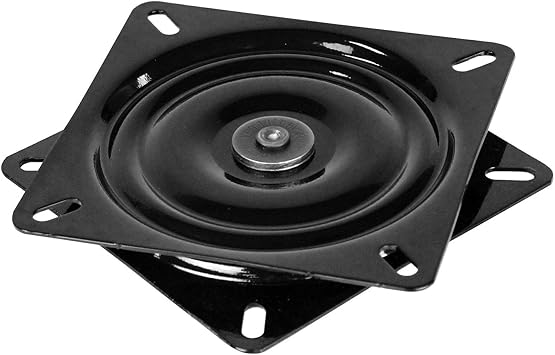 Wise 8WD10 360-Degree Flat Boat Seat Swivel, Black