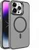 Transparent Full Color Magnetic Wireless Phone Case with Camera Protection, Compatible with Magsafe, which can be Camera Lens Stand compatible with Coverzone iPhone 13 (Titanium, iPhone 13)