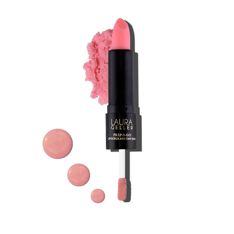 Esfoliante labial e óleo tonalizante duo LAURA GELLER NEW YORK Prep-n-Go, Victory Lap