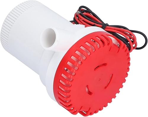 Miniatura 9 de Bomba de sentina de 2000 GPH con interruptor de flotador y kit de manguera de 1-18 pulgadas, bomba totalmente sumergible, interruptor automático de